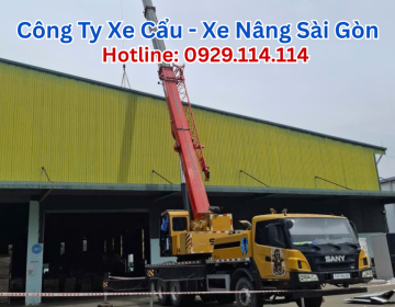 Cho Thuê Xe Cẩu Kato KCN Sóng Thần Uy Tín, Giá Rẻ Nhất