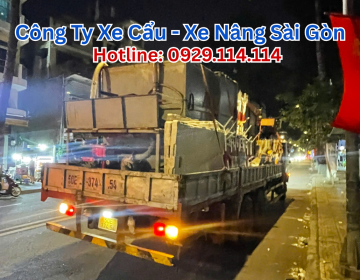 Dịch Vụ Thuê Xe Cẩu Thùng Theo Giờ Tại Sài Gòn Uy Tín 2026