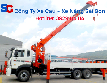 Bảng Giá Thuê Xe Tải Gắn Cẩu 15 Tấn Mới Nhất 2026