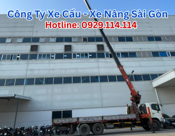 Bảng Giá Cho Thuê Xe Cẩu Sài Gòn Rẻ Nhất 2026 | Phục Vụ 24/7