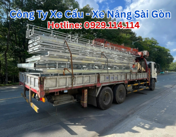 Bảng Giá Thuê Xe Cẩu Thùng Theo Chuyến Giá Rẻ Ưu Đãi