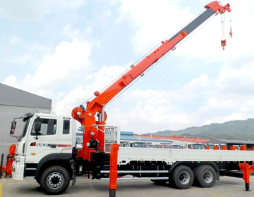 Cho thuê xe cẩu Bình Dương phục vụ thi công an toàn, hiệu quả